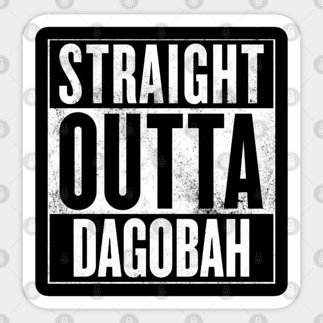 STRAIGHT OUTTA DAGOBAH Sticker by finnyproductions